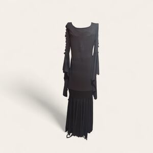 Elvira/Morticia witchy goth style dress
